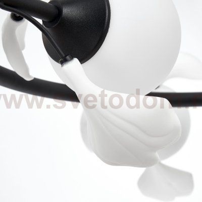799097 Люстра CERAMO BW 9х6W(led) G9 ЧЕРНЫЙ/БЕЛЫЙ