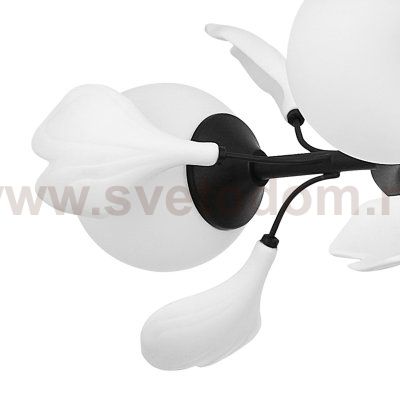 799097 Люстра CERAMO BW 9х6W(led) G9 ЧЕРНЫЙ/БЕЛЫЙ