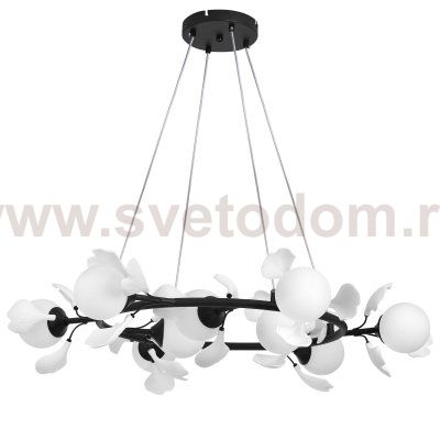 799097 Люстра CERAMO BW 9х6W(led) G9 ЧЕРНЫЙ/БЕЛЫЙ