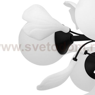 799127 Люстра CERAMO BW 12х6W(led) G9 ЧЕРНЫЙ/БЕЛЫЙ