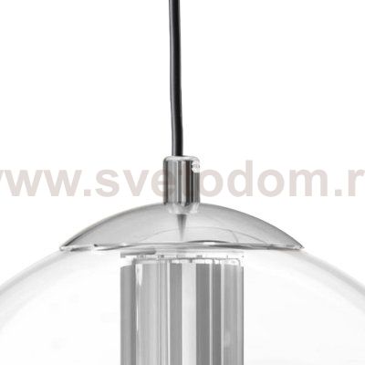 801004 Люстра SFERETTA E27 1х6W (led) E27 ХРОМ/ПРОЗРАЧНЫЙ