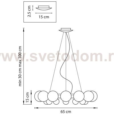 Люстра подвесная Lightstar 801124 Sferetta