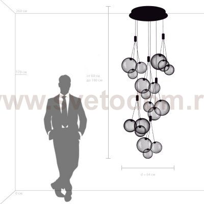 Люстра подвесная Sferetta Lightstar 801189