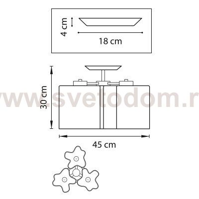 Люстра потолочная Lightstar 802030 Nubi