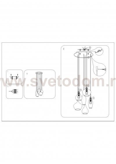 Подвесной светильник Lightstar 803063 Pentola