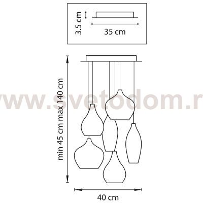 Подвесной светильник Lightstar 803068 Pentola