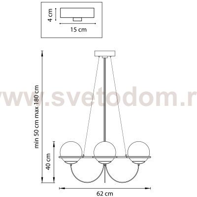 Люстра подвесная Globo Lightstar 803263