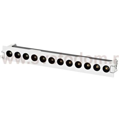 080346 Светильник GUARDA 18W 1150LM 26G БЕЛЫЙ МАТОВЫЙ/ЧЕРНЫЙ 4000K