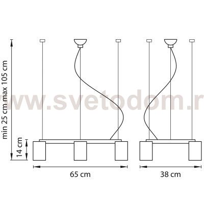 Люстра подвесная Lightstar 805060 Qubica