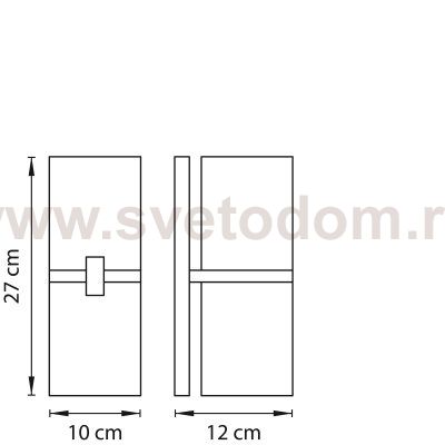 Светильник настенный Lightstar 805620 Qubica