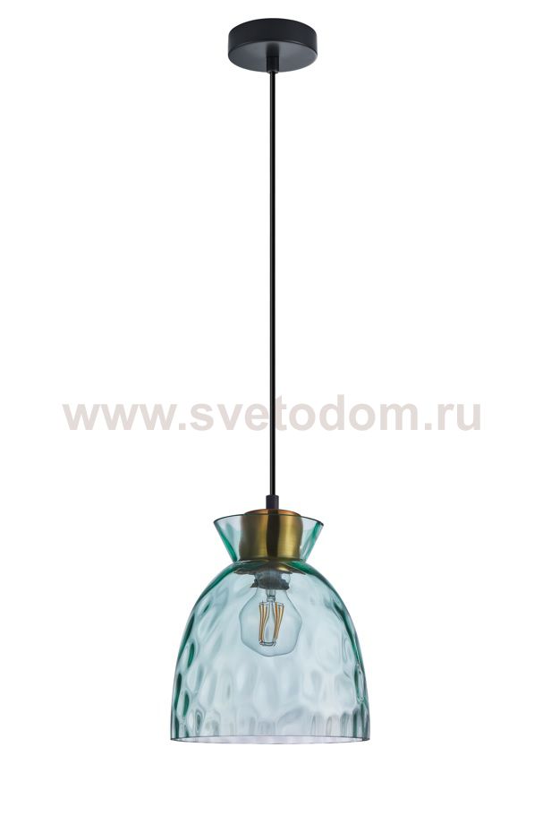 806114 Подвес NUBELLA 1х12W (led) E27 ЧЕРНЫЙ/БРОНЗА/ГОЛУБОЙ