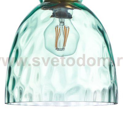 806114 Подвес NUBELLA 1х12W (led) E27 ЧЕРНЫЙ/БРОНЗА/ГОЛУБОЙ