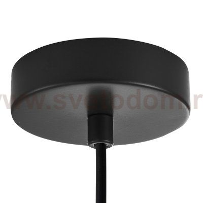 806120 Подвес NUBELLA 1х12W (led) E27 ЧЕРНЫЙ/БРОНЗА/ПРОЗРАЧНЫЙ