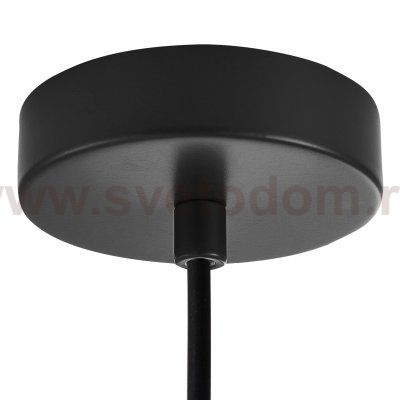 806121 Подвес NUBELLA 1х12W (led) E27 ЧЕРНЫЙ/ПЕПЕЛЬНЫЙ