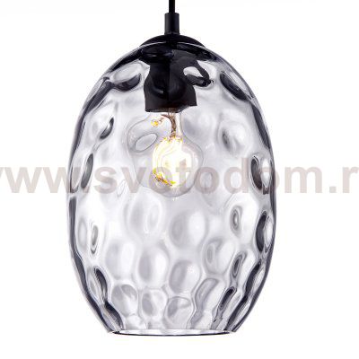 806121 Подвес NUBELLA 1х12W (led) E27 ЧЕРНЫЙ/ПЕПЕЛЬНЫЙ