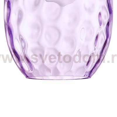 806128 Подвес NUBELLA 1х12W (led) E27 ЧЕРНЫЙ/БРОНЗА/ФИОЛЕТОВЫЙ
