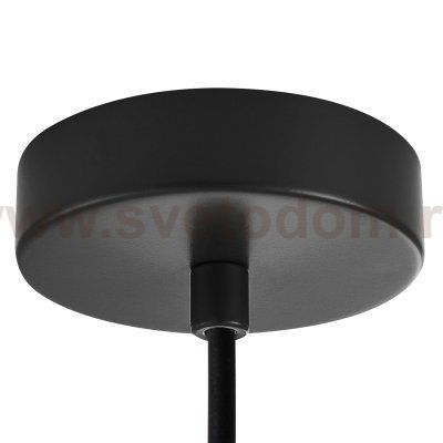 806130 Подвес NUBELLA 1х12W (led) E27 ЧЕРНЫЙ/БРОНЗА/ПРОЗРАЧНЫЙ