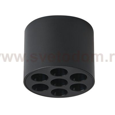 080647 Светильник потолочный GUARDA 6W 470LM 30G ЧЕРНЫЙ 4000K