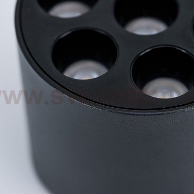 080647 Светильник потолочный GUARDA 6W 470LM 30G ЧЕРНЫЙ 4000K