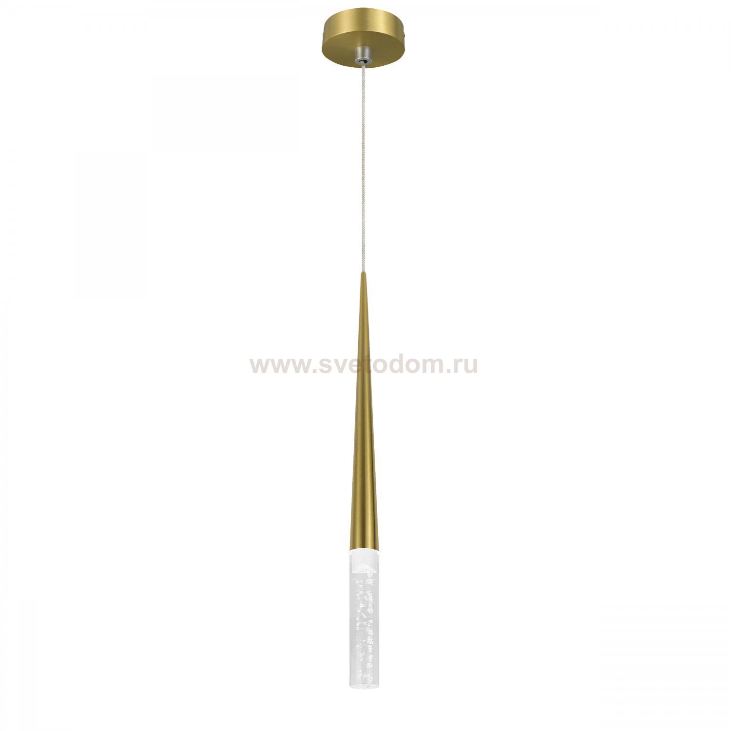 807003-3 Подвес PUNTO MINI с декоративной насадкой (цилиндр) (807003+807000-3) LED 4W 282LM 24G ЛАТУНЬ 3CCT 3000/4000/6000K