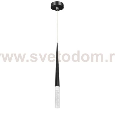 807007-3 Подвес PUNTO MINI с декоративной насадкой (цилиндр) (807007+807000-3) LED 4W 282LM 24G ЧЕРНЫЙ 3CCT 3000/4000/6000K