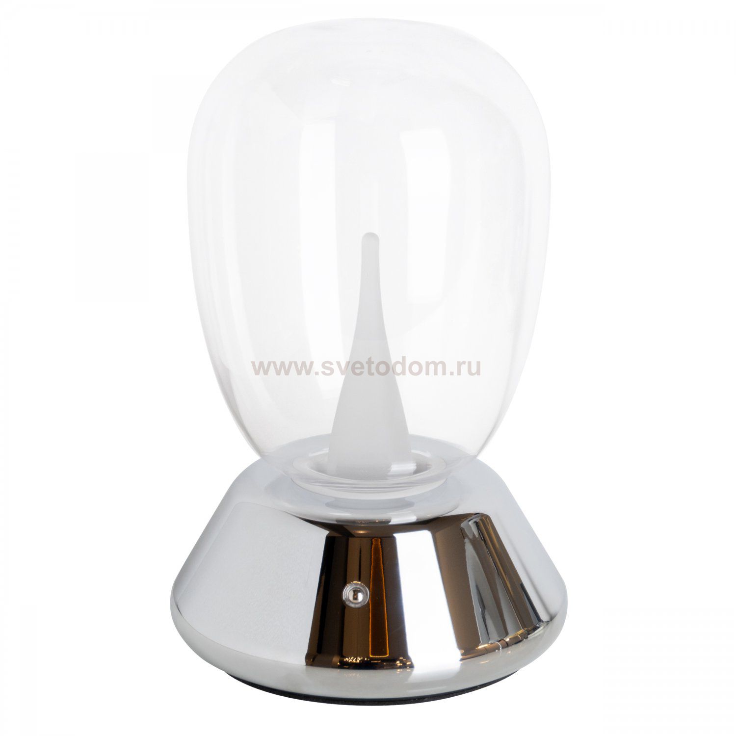 807904 Настольная лампа UOVO III LED 10W 800LM G ХРОМ/ПРОЗРАЧНЫЙ 3000K