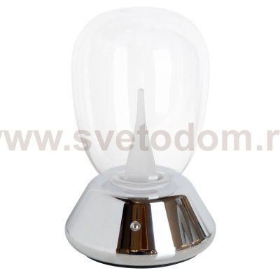 807904 Настольная лампа UOVO III LED 10W 800LM G ХРОМ/ПРОЗРАЧНЫЙ 3000K