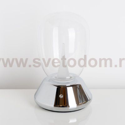 807904 Настольная лампа UOVO III LED 10W 800LM G ХРОМ/ПРОЗРАЧНЫЙ 3000K