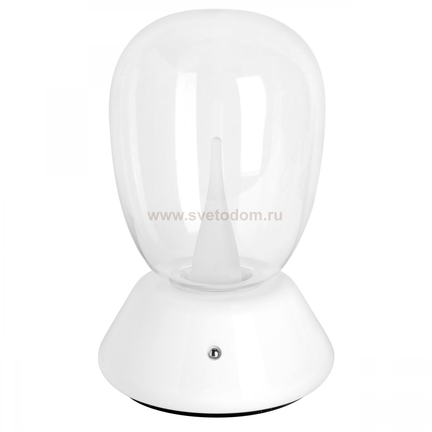 807906 Настольная лампа UOVO III LED 10W 800LM G БЕЛЫЙ/ПРОЗРАЧНЫЙ 3000K