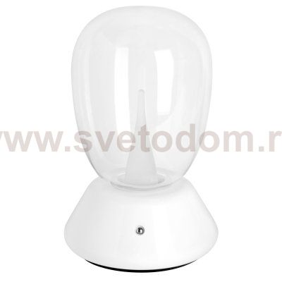 807906 Настольная лампа UOVO III LED 10W 800LM G БЕЛЫЙ/ПРОЗРАЧНЫЙ 3000K