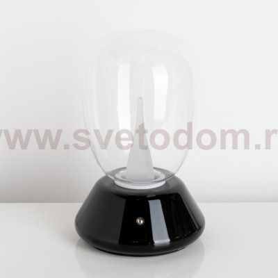 807907 Настольная лампа UOVO III LED 10W 800LM G ЧЕРНЫЙ/ПРОЗРАЧНЫЙ 3000K