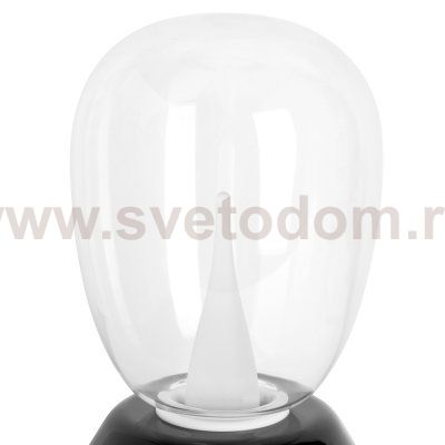807907 Настольная лампа UOVO III LED 10W 800LM G ЧЕРНЫЙ/ПРОЗРАЧНЫЙ 3000K