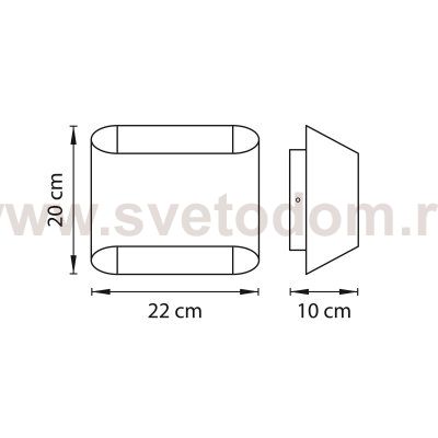 Светильник бра Lightstar 808623 Muro