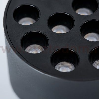 080947 Светильник потолочный GUARDA 9W 750LM 30G ЧЕРНЫЙ 4000K