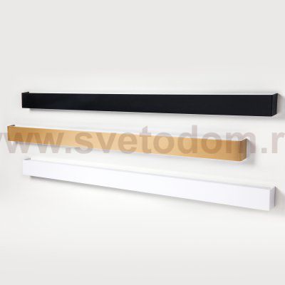 810547CCT Бра FIUME LED 40W 1580LM 120G ЧЕРНЫЙ 3000/4000/6000K