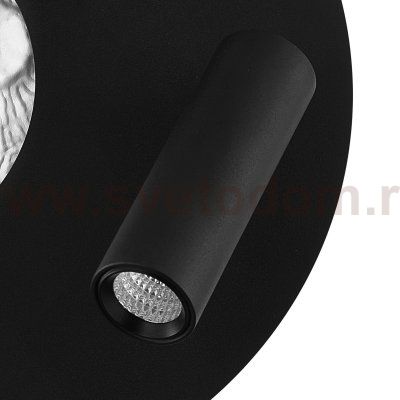 810577 Бра SNODO 6W+3W LED 140+130LM G ЧЕРНЫЙ/БЕЛЫЙ 3000K