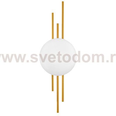 810593 Бра SNODO 7W LED 510LM G ЗОЛОТО/БЕЛЫЙ 3000K