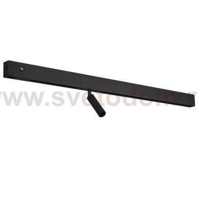 810647 Светильник настенный FIUME SPOT 230V LED 5W(Back light) 130LM 100G+7W(Spot light) 460LM 24G ЧЕРНЫЙ 4000K