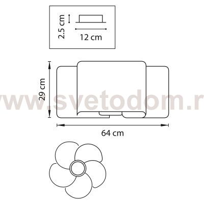 Люстра потолочная Lightstar 811050 Pittore