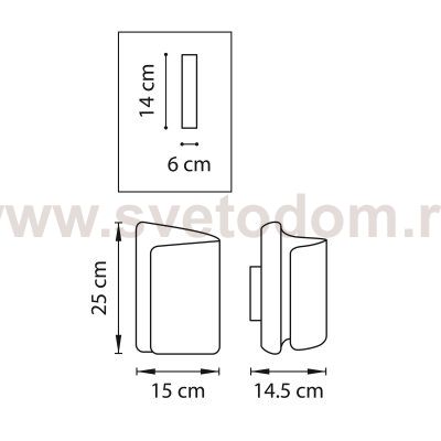 Светильник бра Lightstar 811610 Pittore