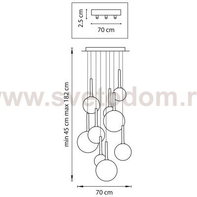 Подвесной светильник Lightstar 813093 Globo