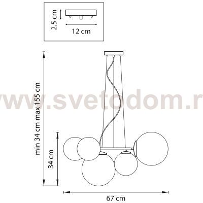 Подвес Globo Lightstar 815057