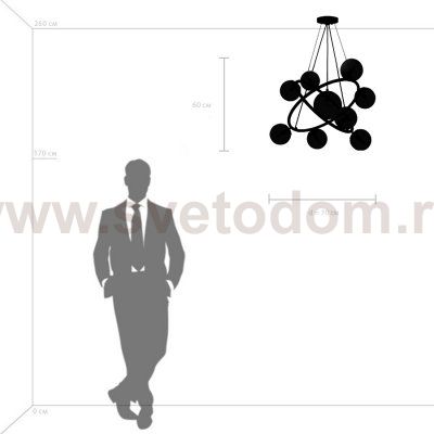 Люстра подвесная Croco Lightstar 815397