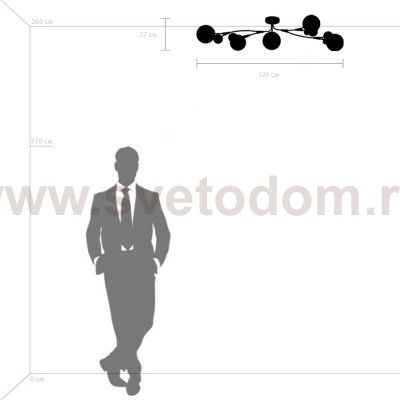 Люстра потолочная Croco Lightstar 815553