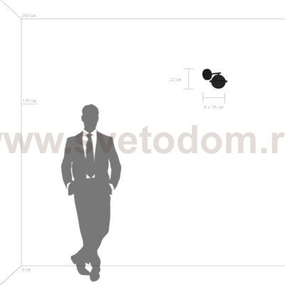 Бра Croco Lightstar 815617