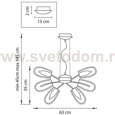 Люстра подвесная Lightstar 820110 Ciambo