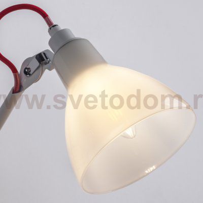 Светильник настенный бра Lightstar 865606 Loft с красным проводом