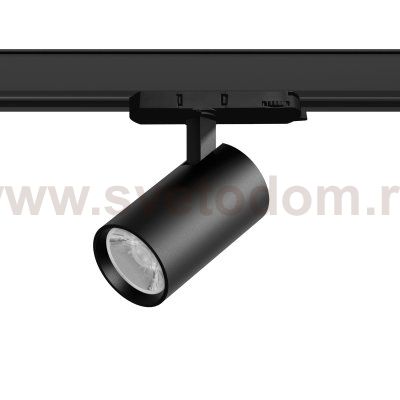 A5147QT15G Светильник ALTA BASE для трековой системы Quattro LED 15W 1880LM 15G ЧЕРНЫЙ 4000K с адаптером (215147 + 594037 + 215101)