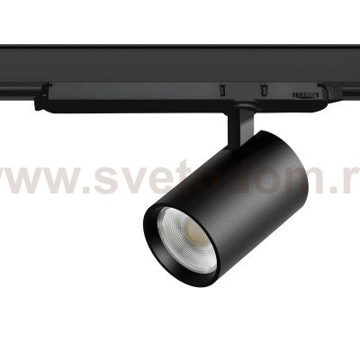 A5237DALI Светильник ALTA BASE для трековой системы Quattro с управлением DALI LED 24W 3040LM 24G ЧЕРНЫЙ 3000K с адаптером (215237 + 594067)