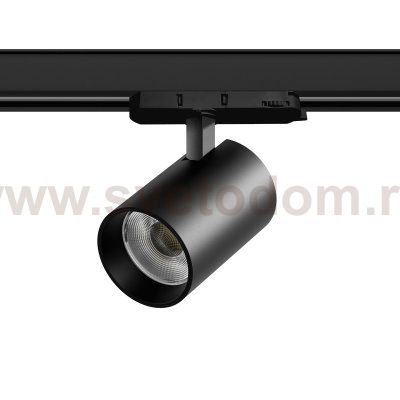 A5337QT Светильник ALTA BASE для трековой системы Quattro LED 30W 3525LM 24G ЧЕРНЫЙ 3000K с адаптером (215337 + 594037)